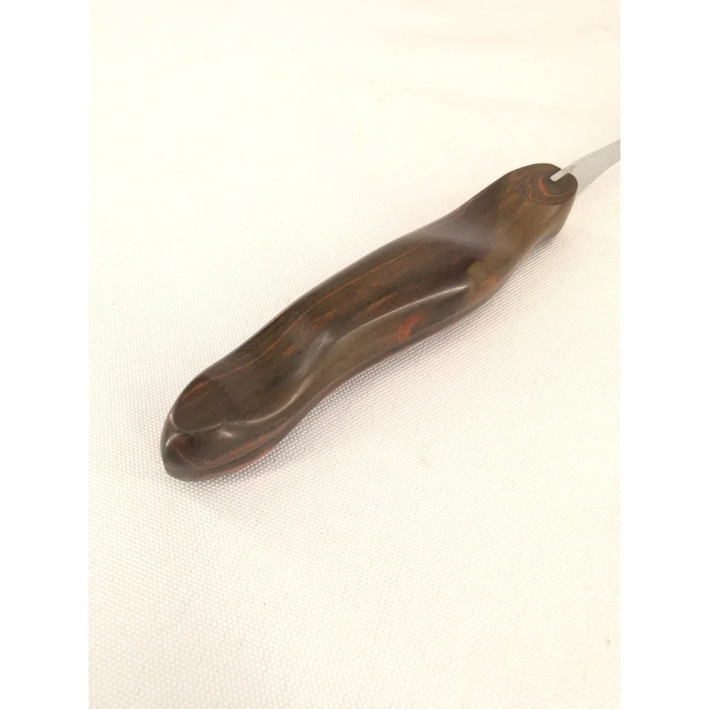 Cutco Carving Fork Brown Marbled Swirled Handle No 1026 USA Cutlery